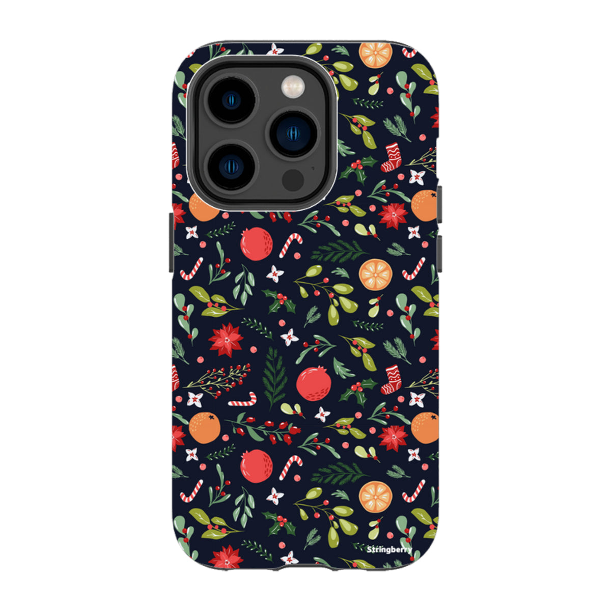 iPhone MagSafe Tough Case - Oranges and Candy Canes II