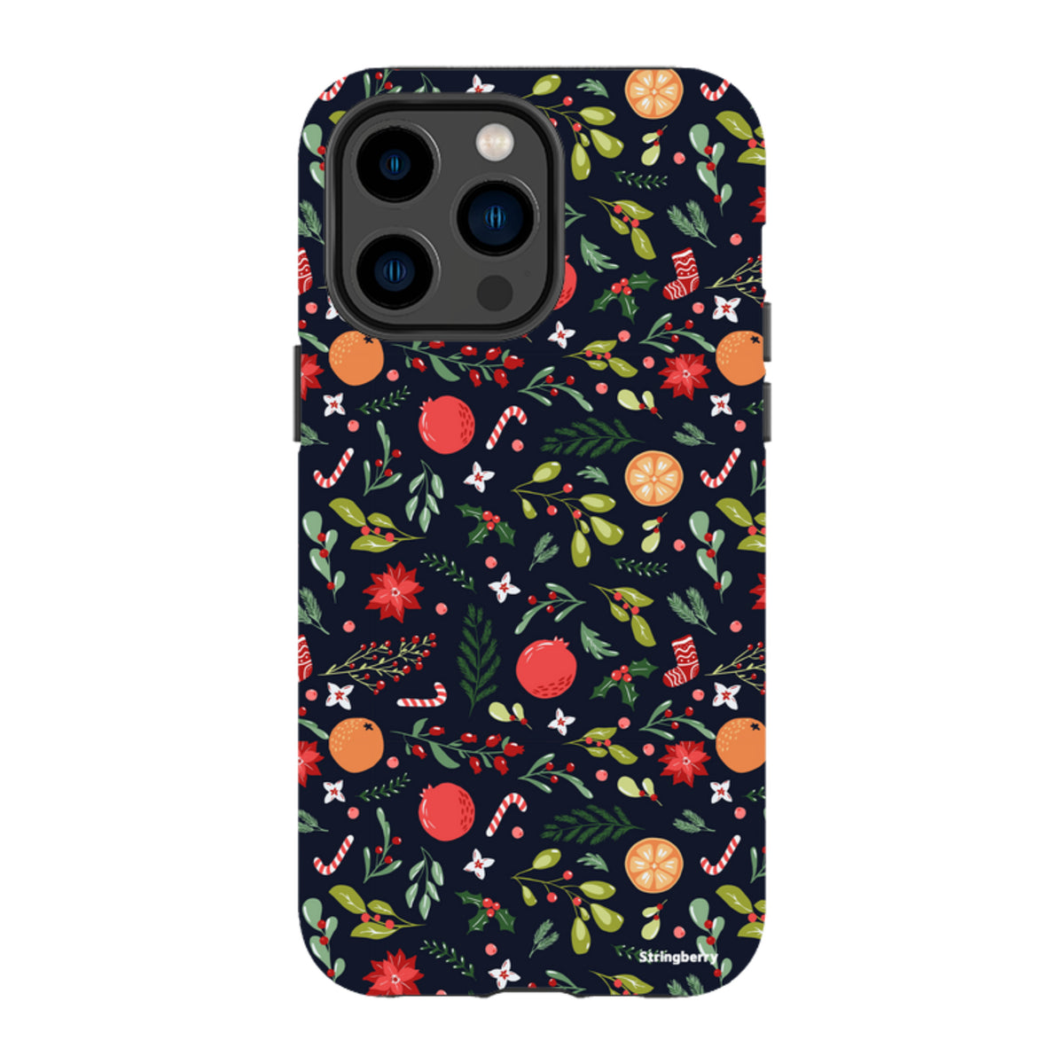 iPhone MagSafe Tough Case - Oranges and Candy Canes II