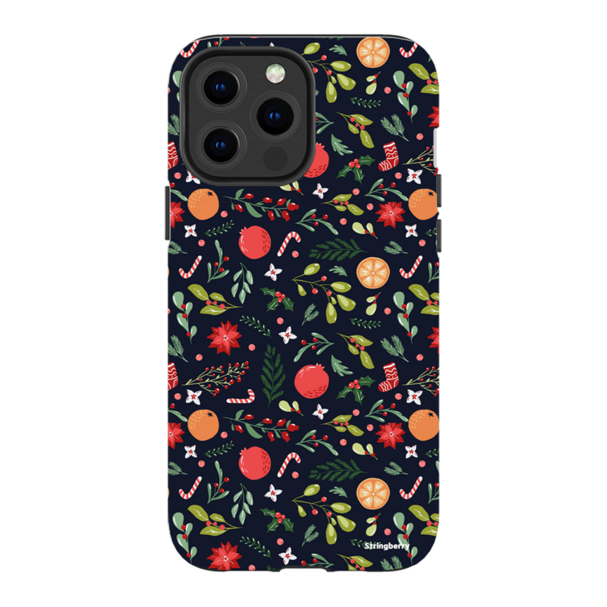 iPhone MagSafe Tough Case - Oranges and Candy Canes II