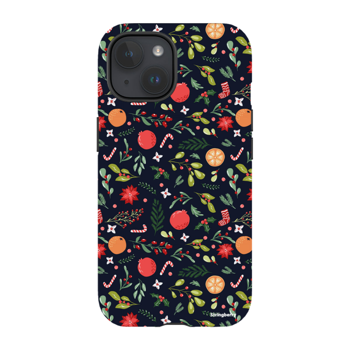 iPhone MagSafe Tough Case - Oranges and Candy Canes II