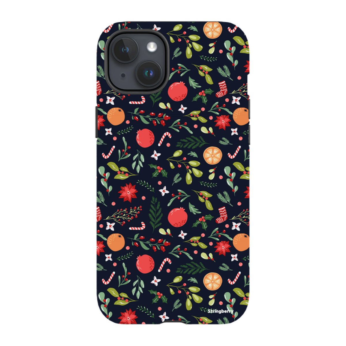 iPhone MagSafe Tough Case - Oranges and Candy Canes II