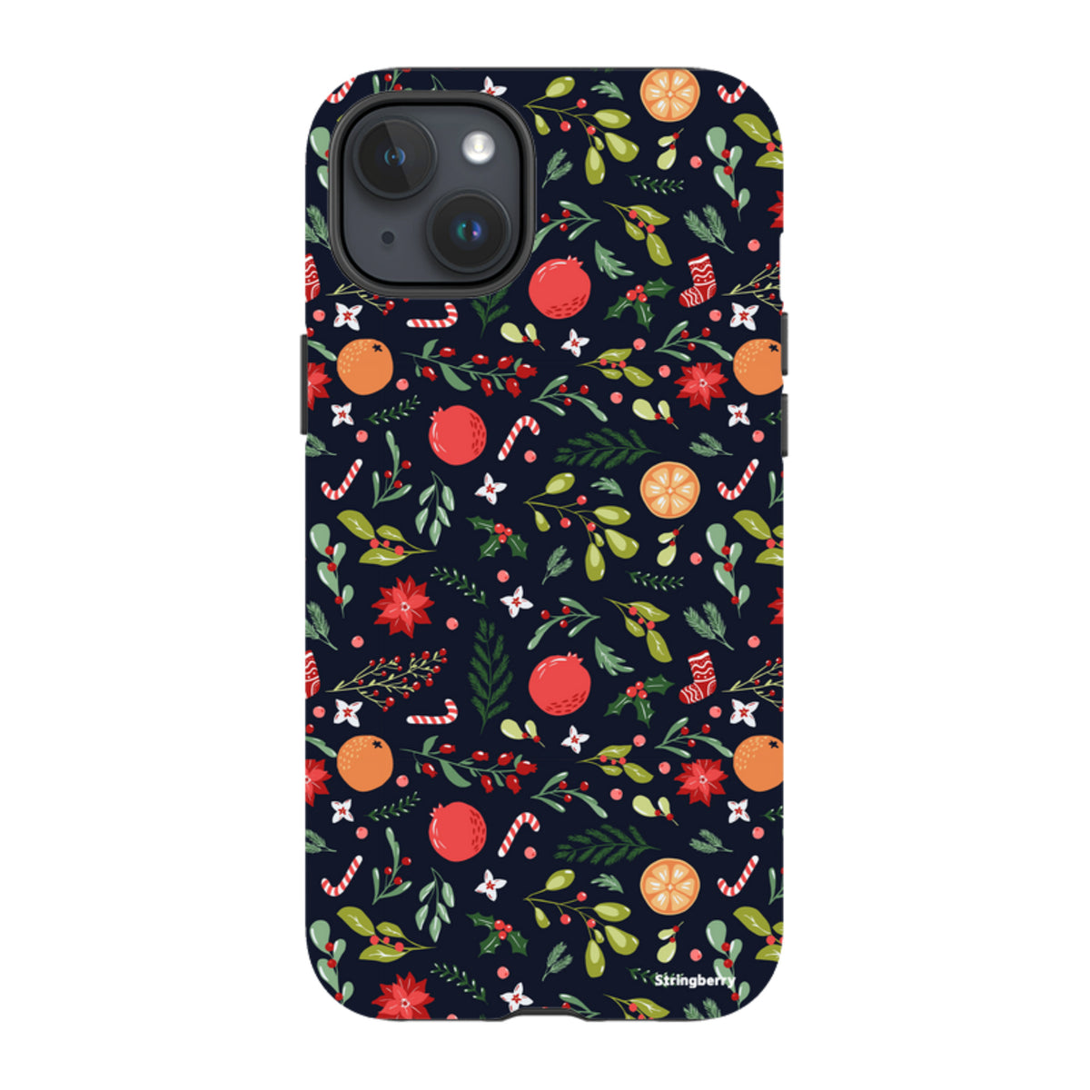 iPhone MagSafe Tough Case - Oranges and Candy Canes II