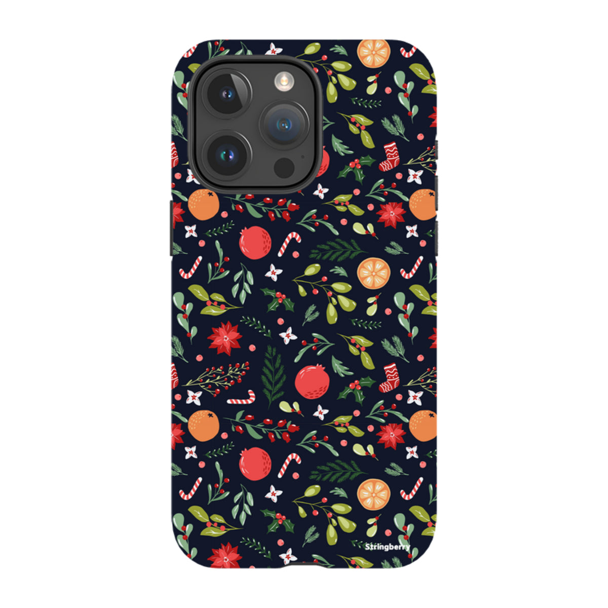 iPhone MagSafe Tough Case - Oranges and Candy Canes II