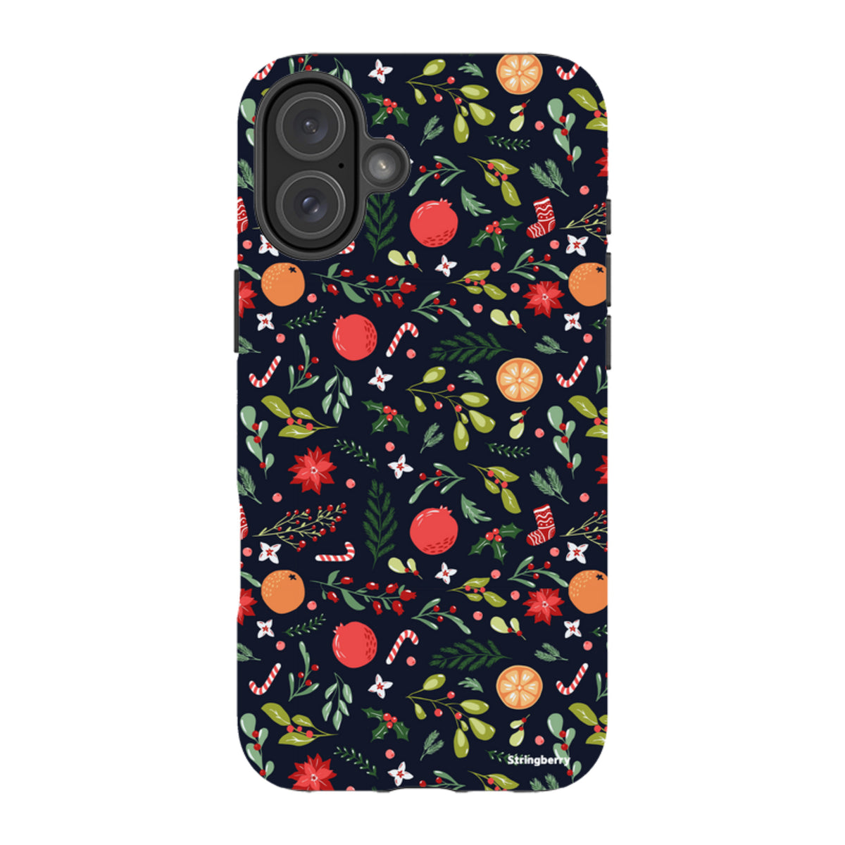 iPhone MagSafe Tough Case - Oranges and Candy Canes II
