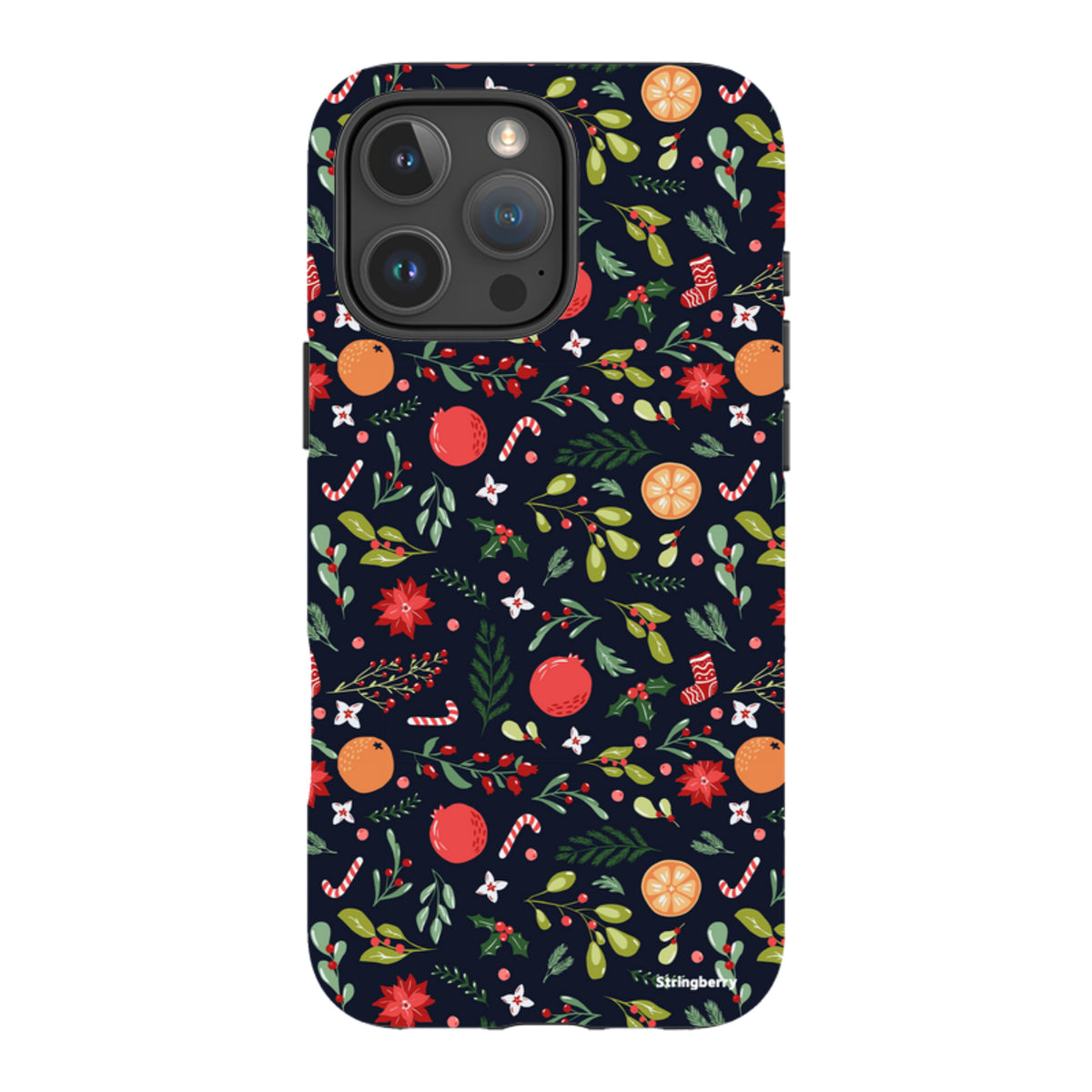 iPhone MagSafe Tough Case - Oranges and Candy Canes II