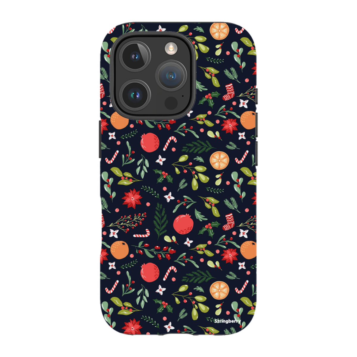 iPhone MagSafe Tough Case - Oranges and Candy Canes II