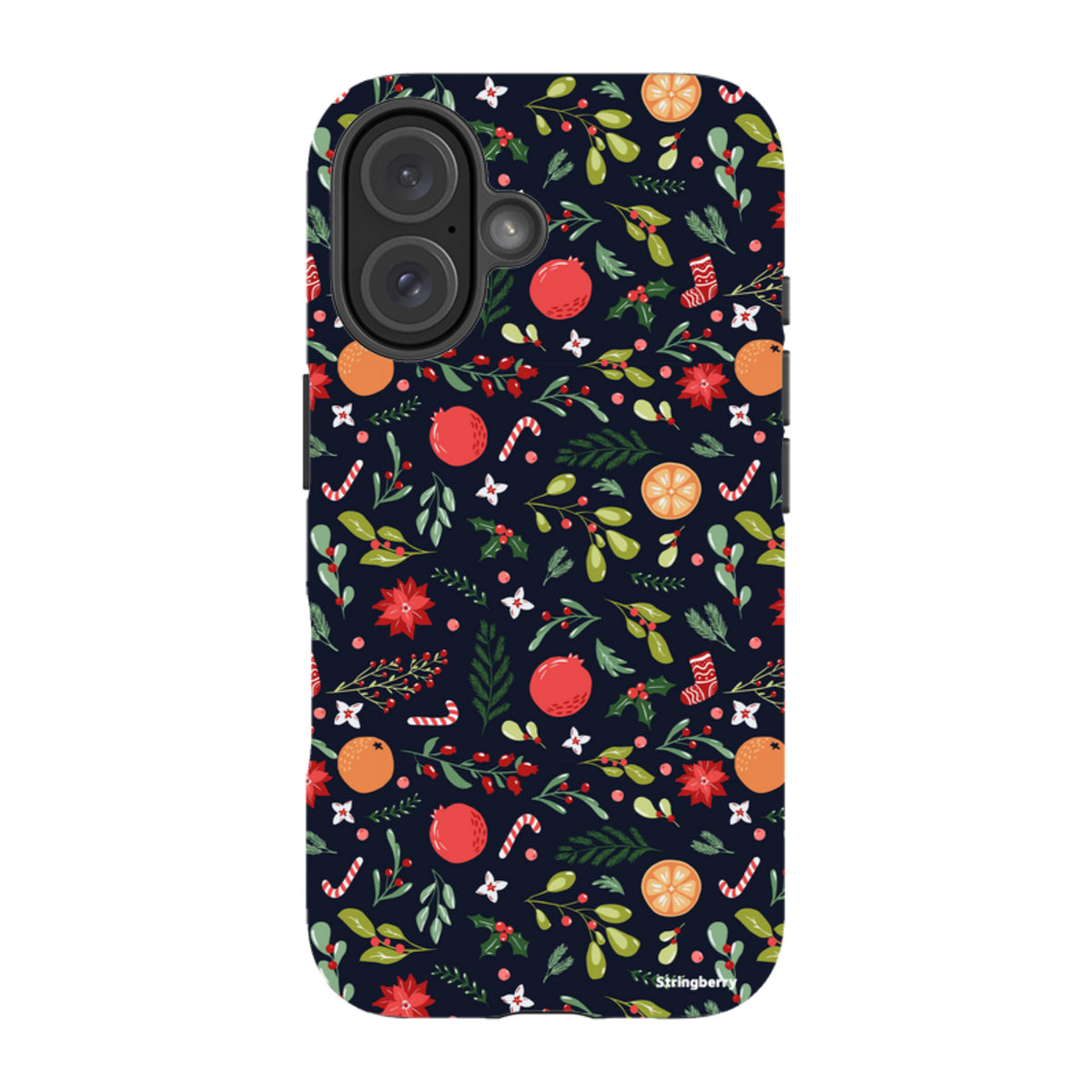 iPhone MagSafe Tough Case - Oranges and Candy Canes II