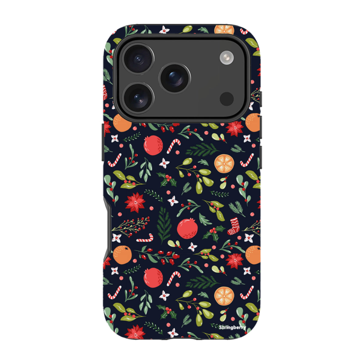 iPhone MagSafe Tough Case - Oranges and Candy Canes II