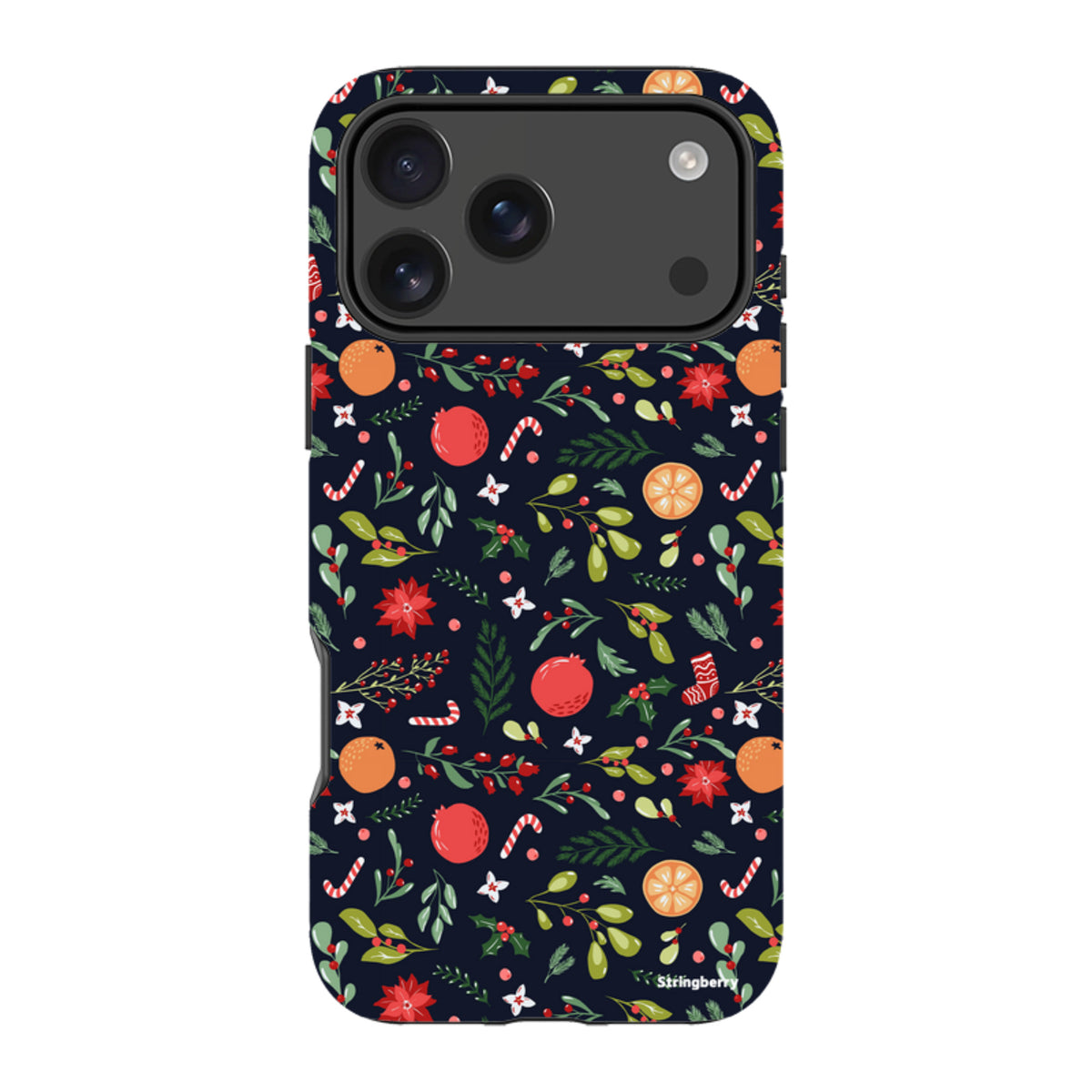 iPhone MagSafe Tough Case - Oranges and Candy Canes II