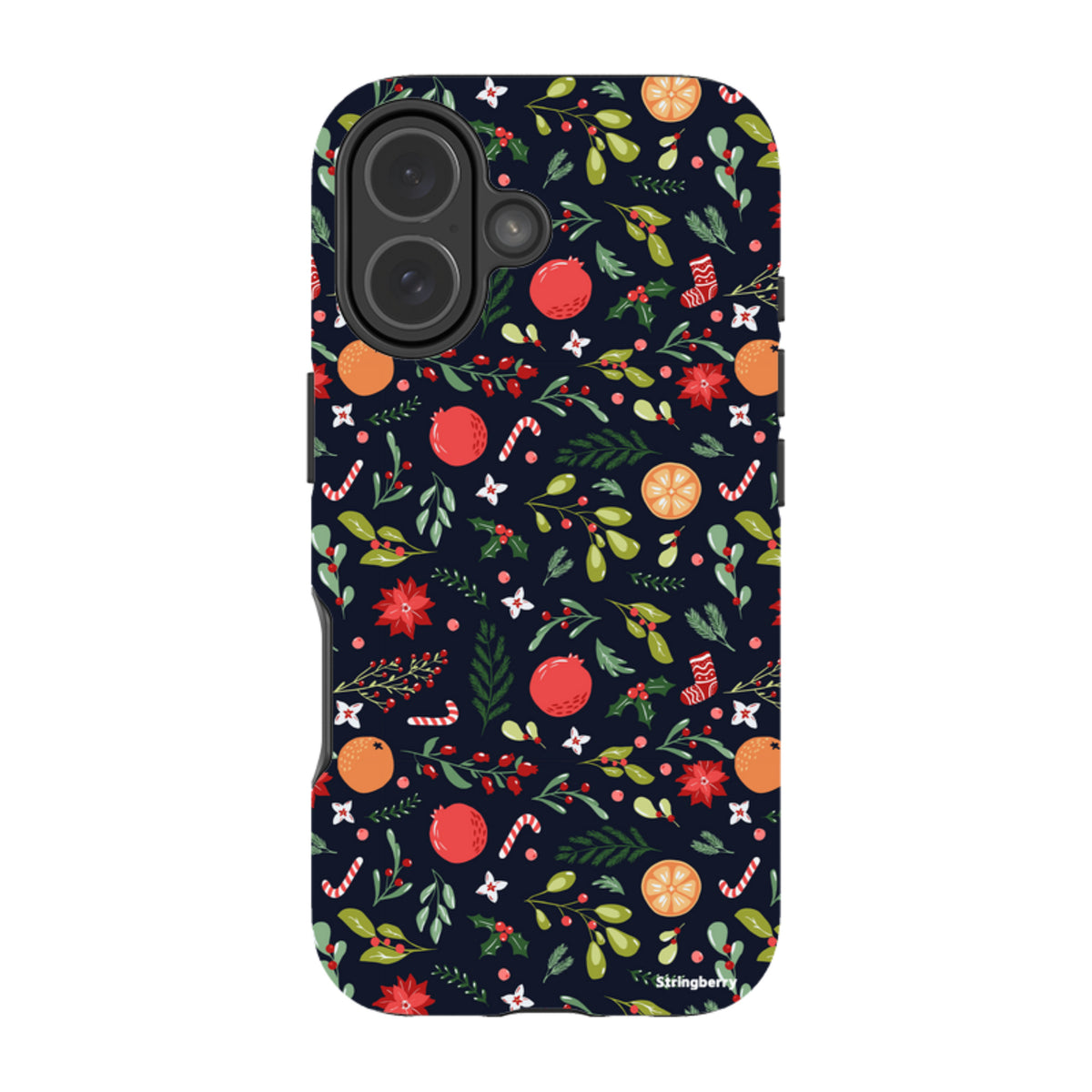 iPhone MagSafe Tough Case - Oranges and Candy Canes II