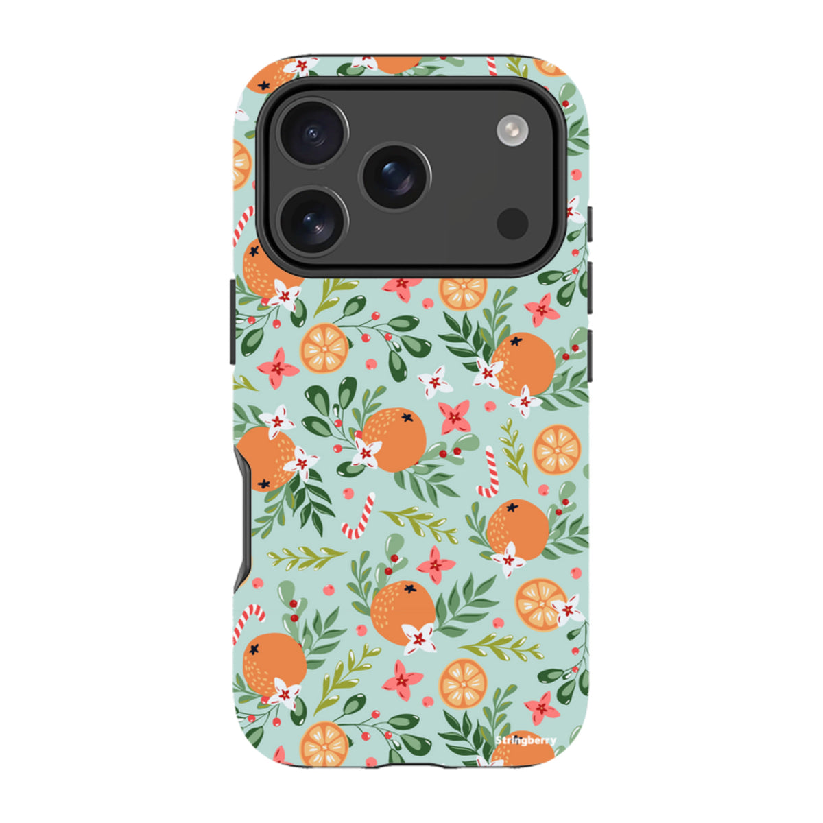 iPhone MagSafe Tough Case - Oranges and Candy Canes