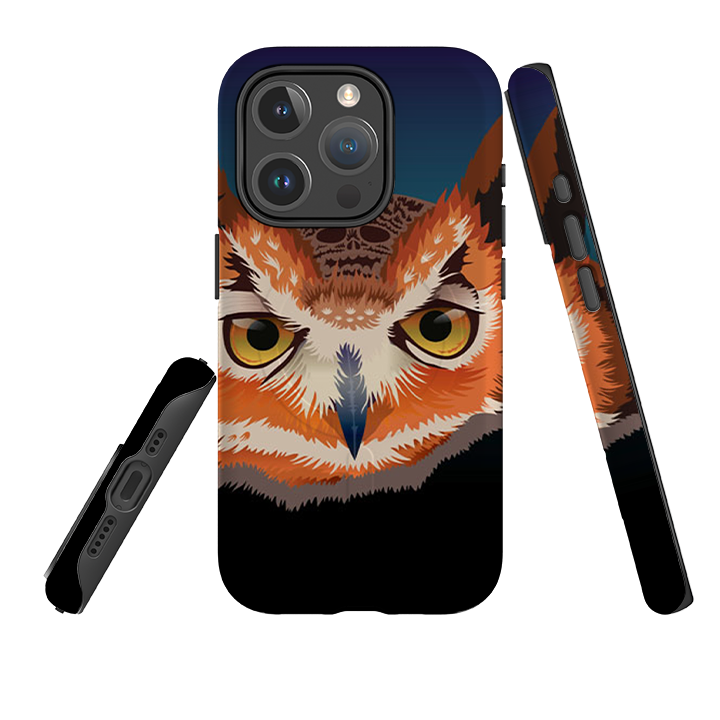 iPhone MagSafe Tough Case -  Owl By Mia Underwood