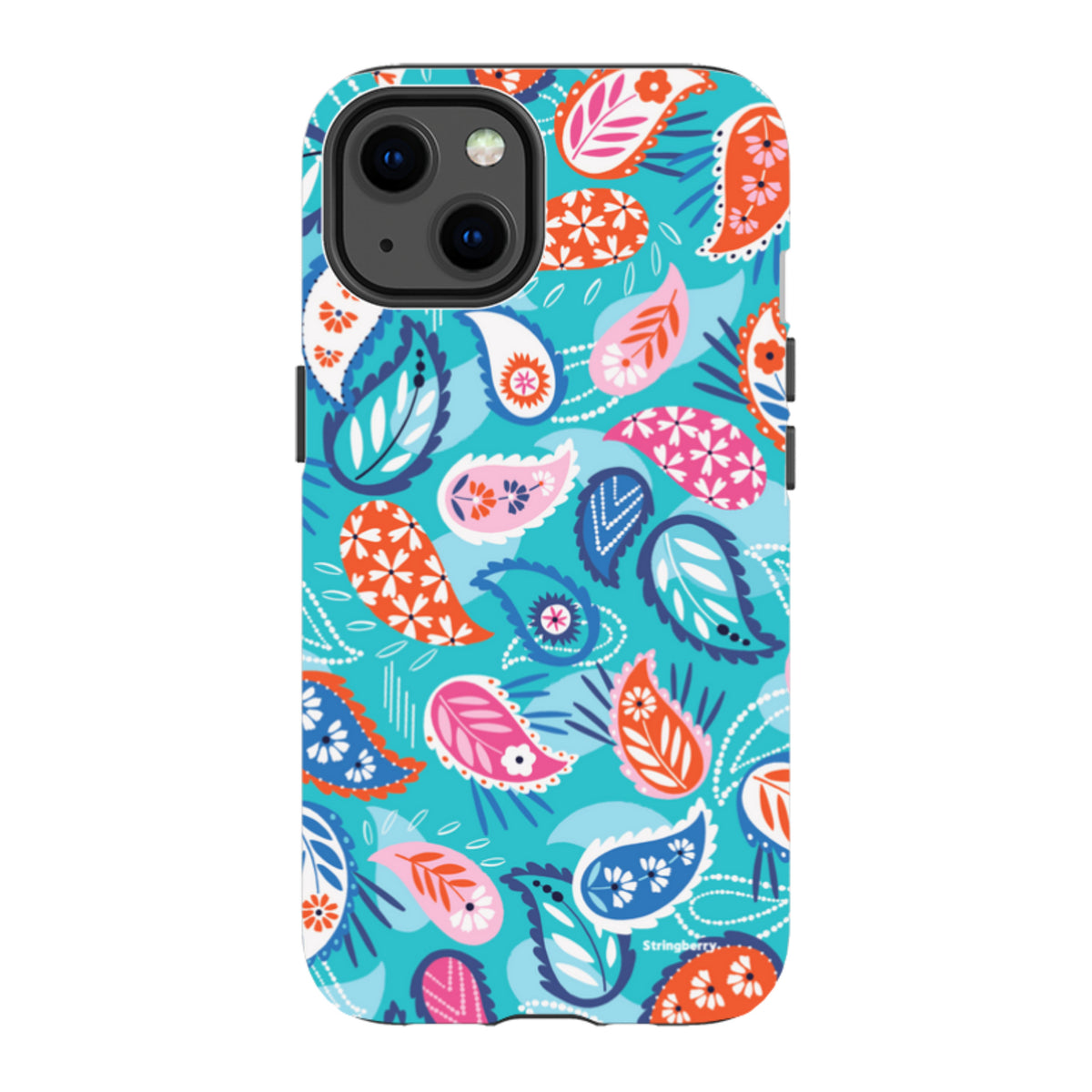 iPhone MagSafe Tough Case -  Paisley Blue By Ali Brookes
