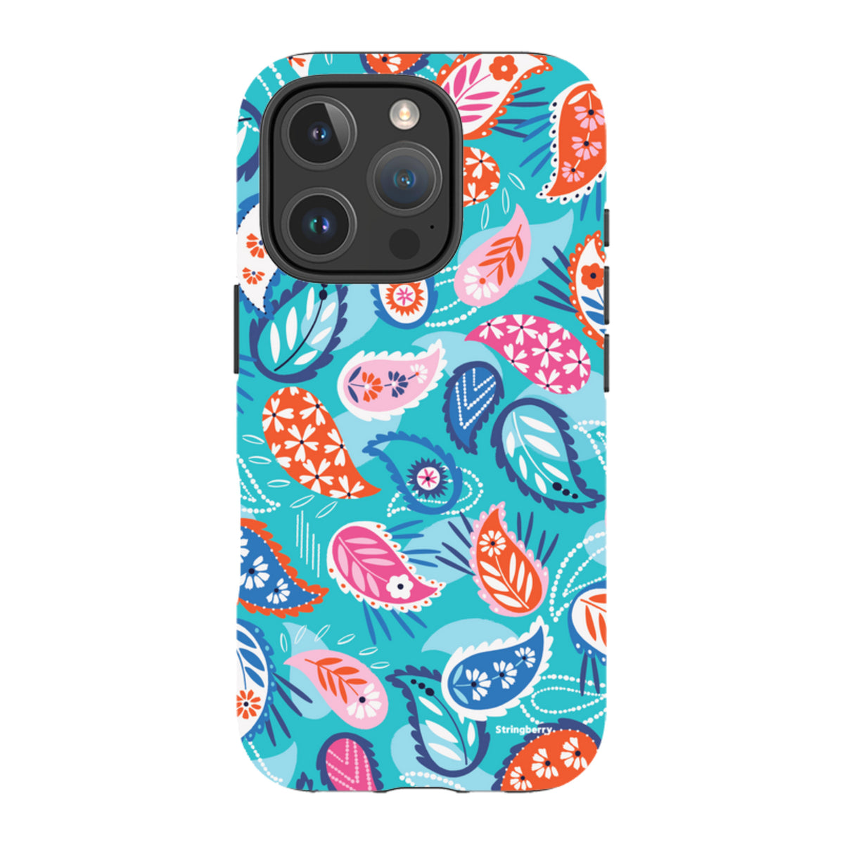 iPhone MagSafe Tough Case -  Paisley Blue By Ali Brookes
