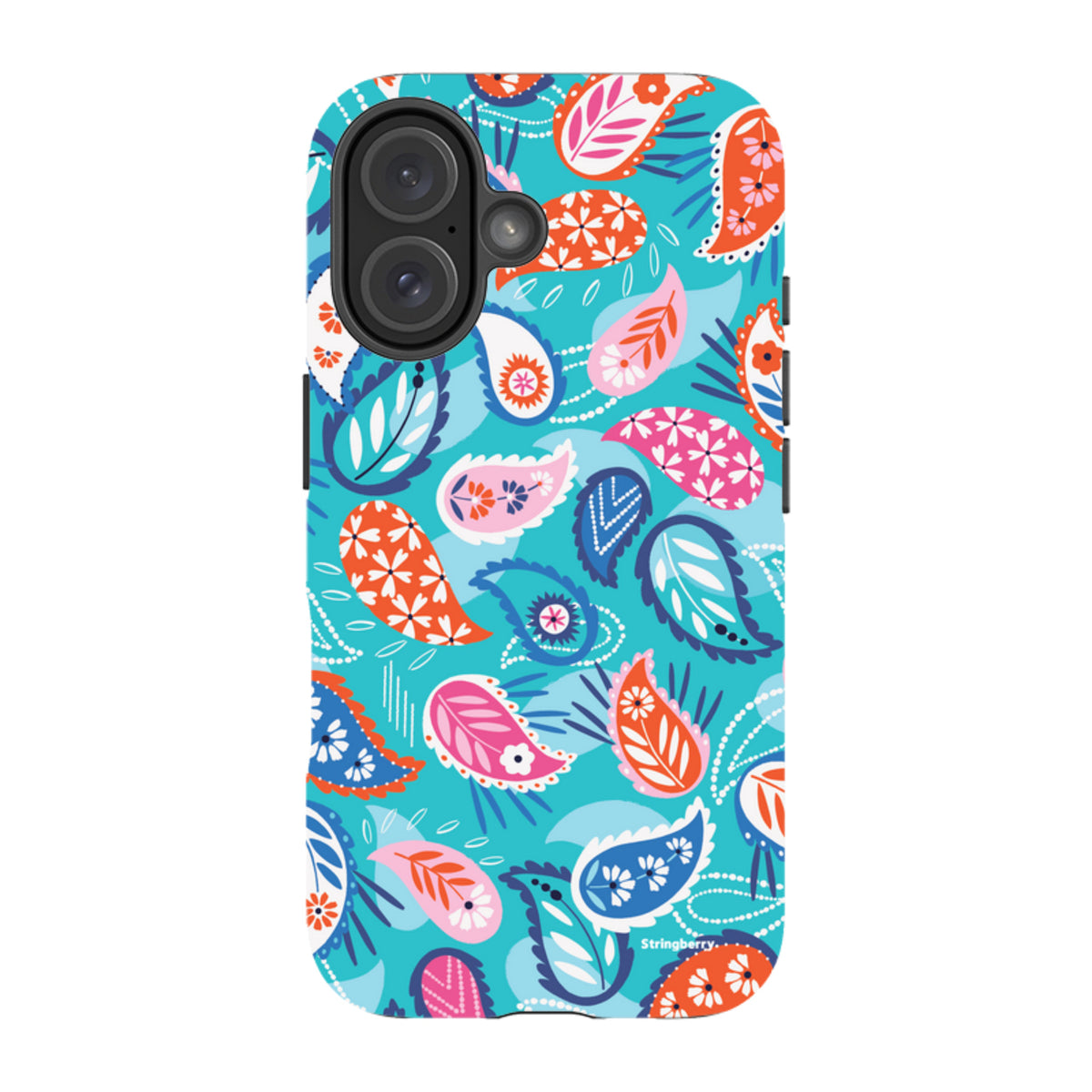 iPhone MagSafe Tough Case -  Paisley Blue By Ali Brookes