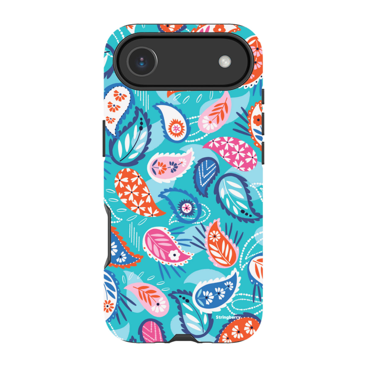iPhone MagSafe Tough Case -  Paisley Blue By Ali Brookes
