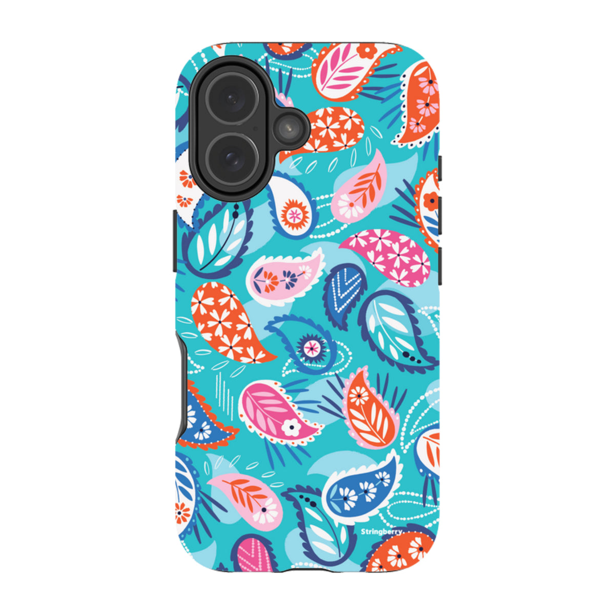 iPhone MagSafe Tough Case -  Paisley Blue By Ali Brookes