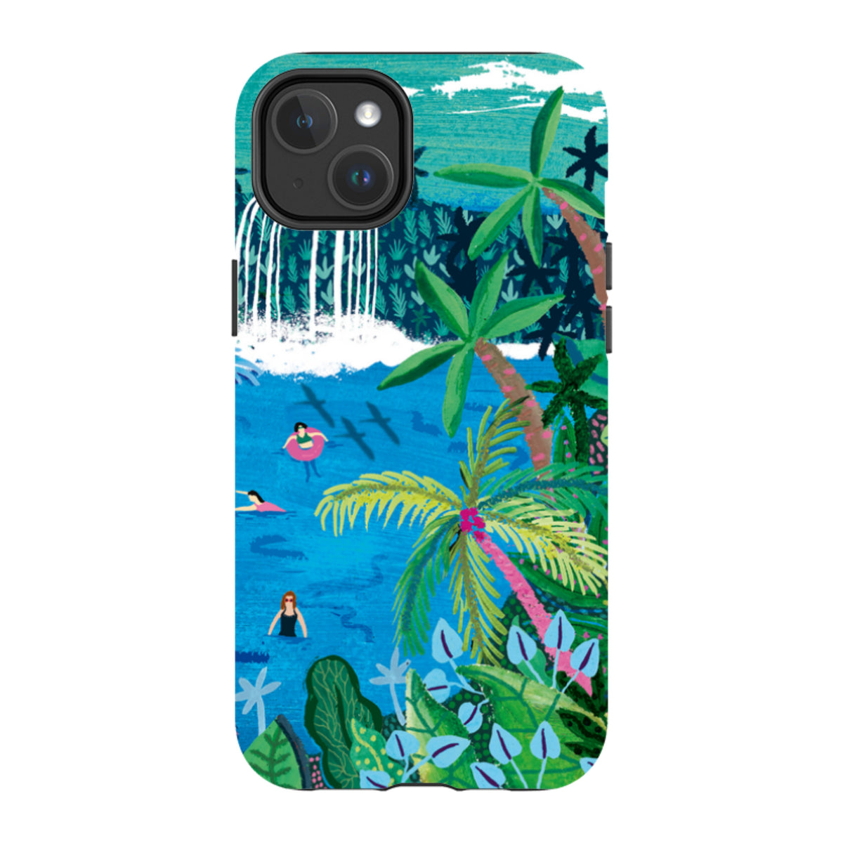iPhone MagSafe Tough Case - Palm Pool II By Emma Frances Grant