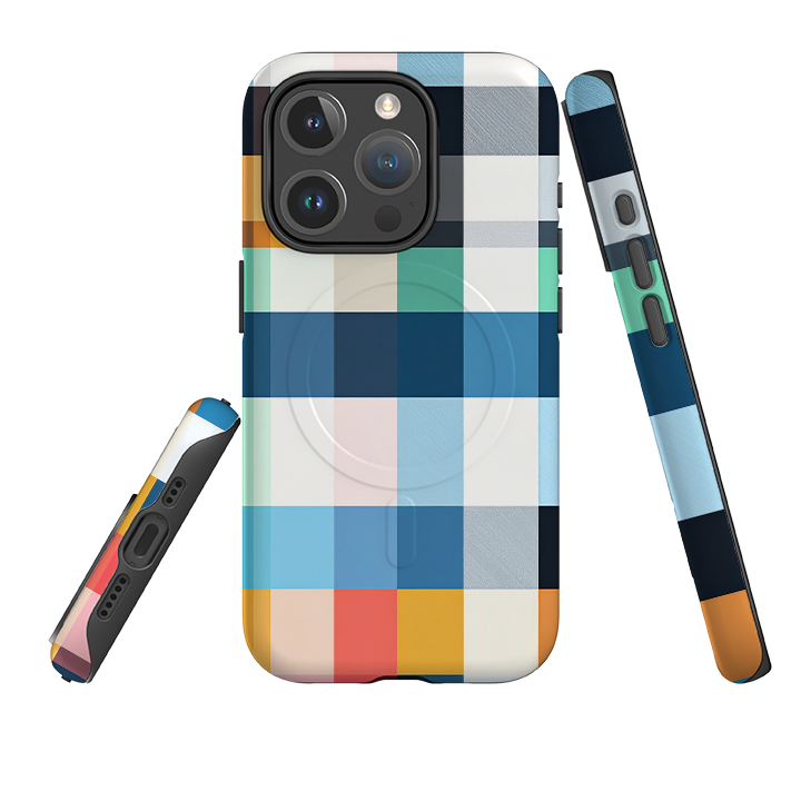 iPhone MagSafe Tough Case - Paris Gingham