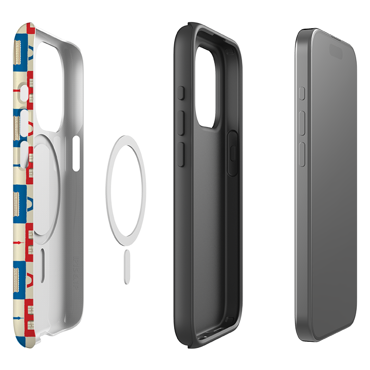 iPhone MagSafe Tough Case -  Paris Papers By Paul Thurlby