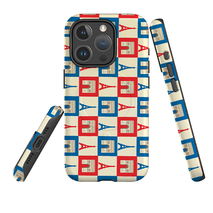iPhone MagSafe Tough Case -  Paris Papers By Paul Thurlby