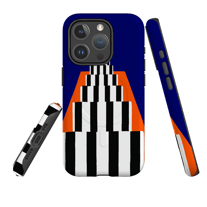 iPhone MagSafe Tough Case -  Paris Stripes By Paul Thurlby