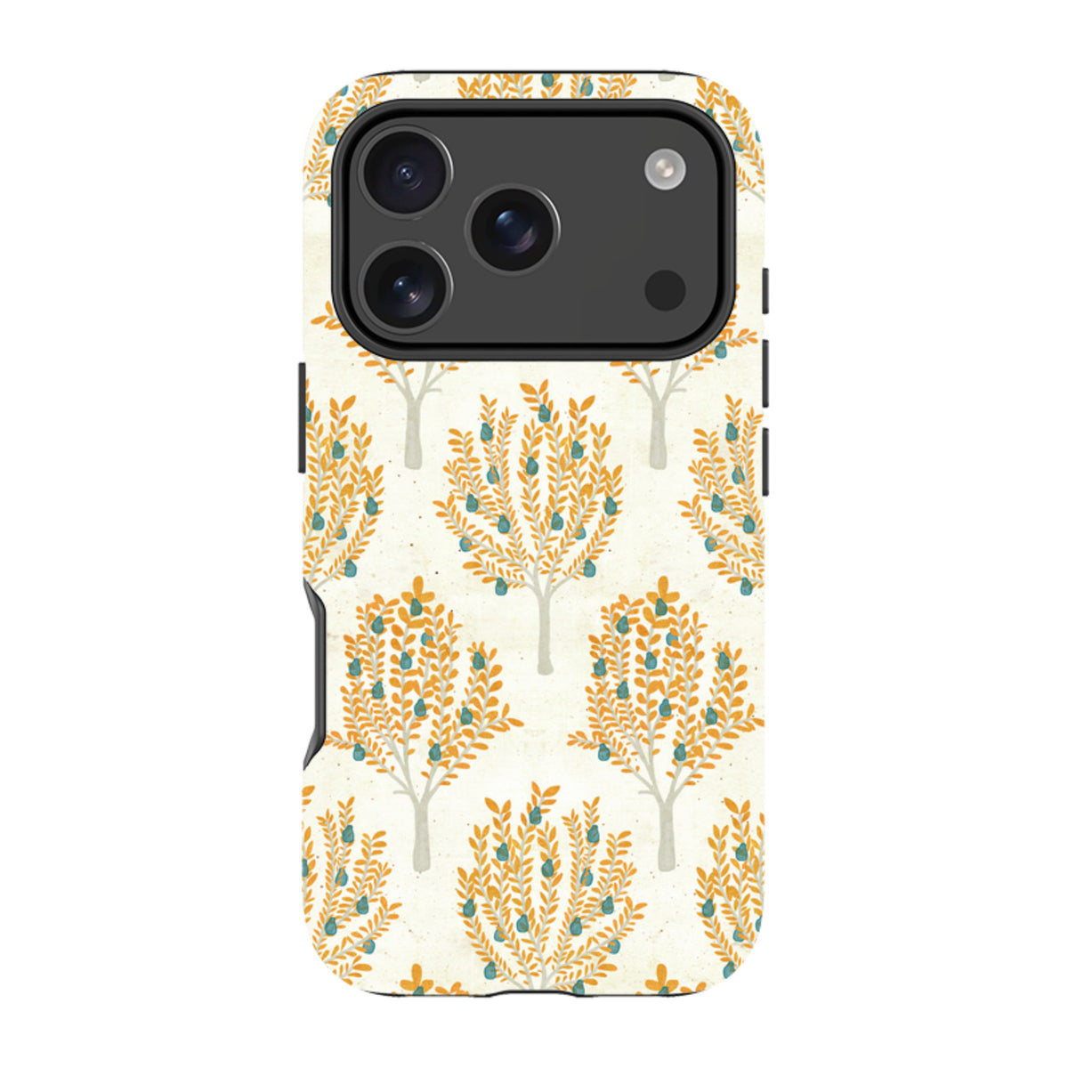 iPhone MagSafe Tough Case - Pear Trees Cream By Katherine Quinn