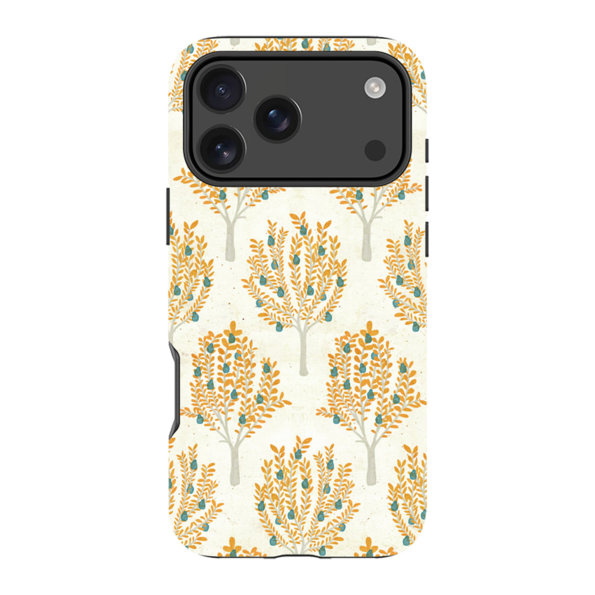 iPhone MagSafe Tough Case - Pear Trees Cream By Katherine Quinn