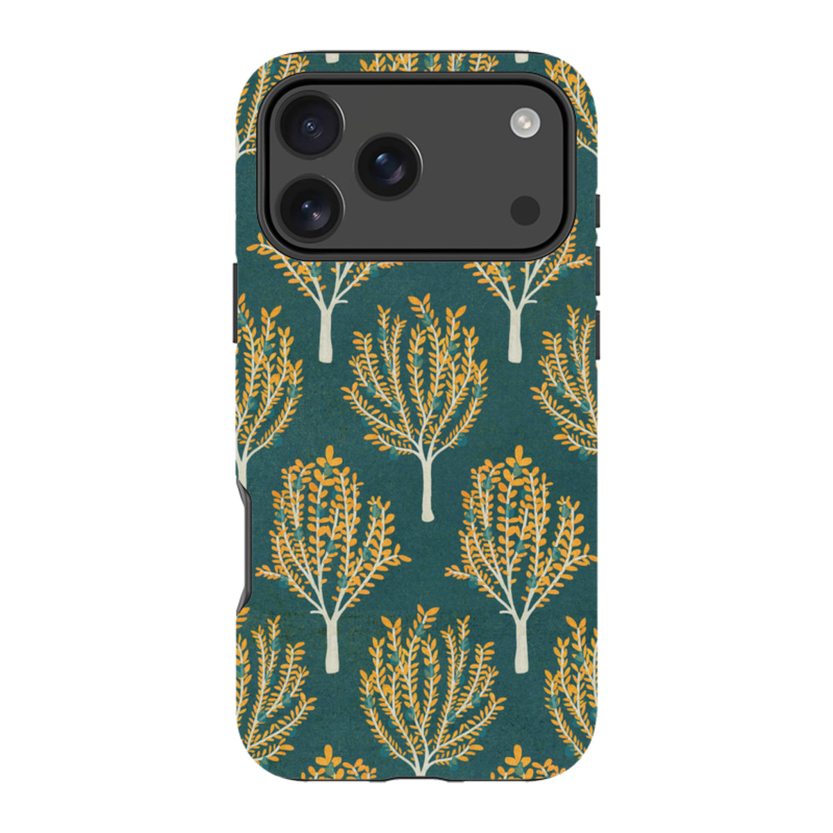 iPhone MagSafe Tough Case - Pear Trees Teal By Katherine Quinn