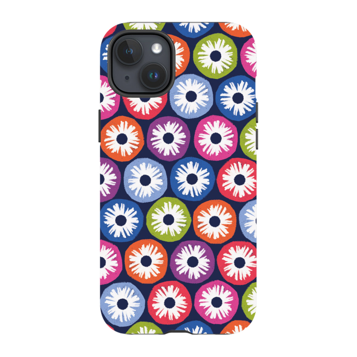 iPhone MagSafe Tough Case -  Penny Flowers Dark By Ali Brookes