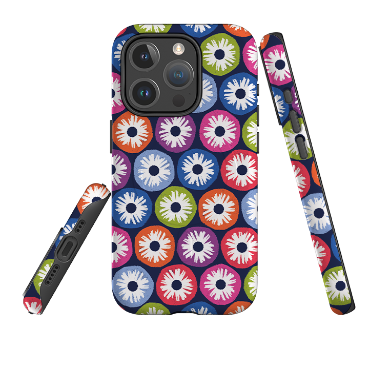 iPhone MagSafe Tough Case -  Penny Flowers Dark By Ali Brookes