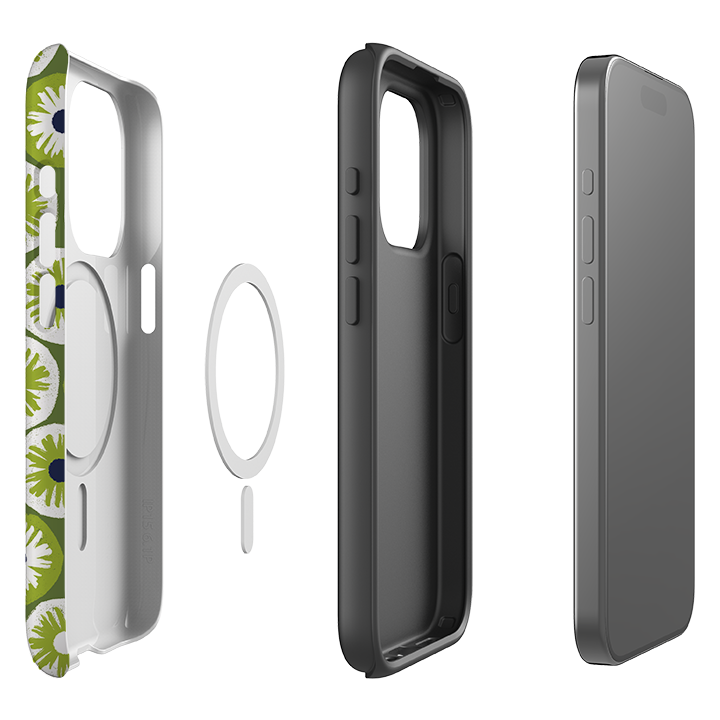 iPhone MagSafe Tough Case -  Penny Flowers Green By Ali Brookes