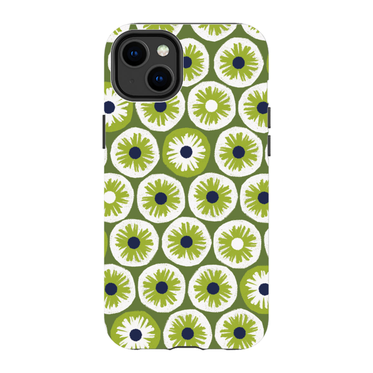 iPhone MagSafe Tough Case -  Penny Flowers Green By Ali Brookes