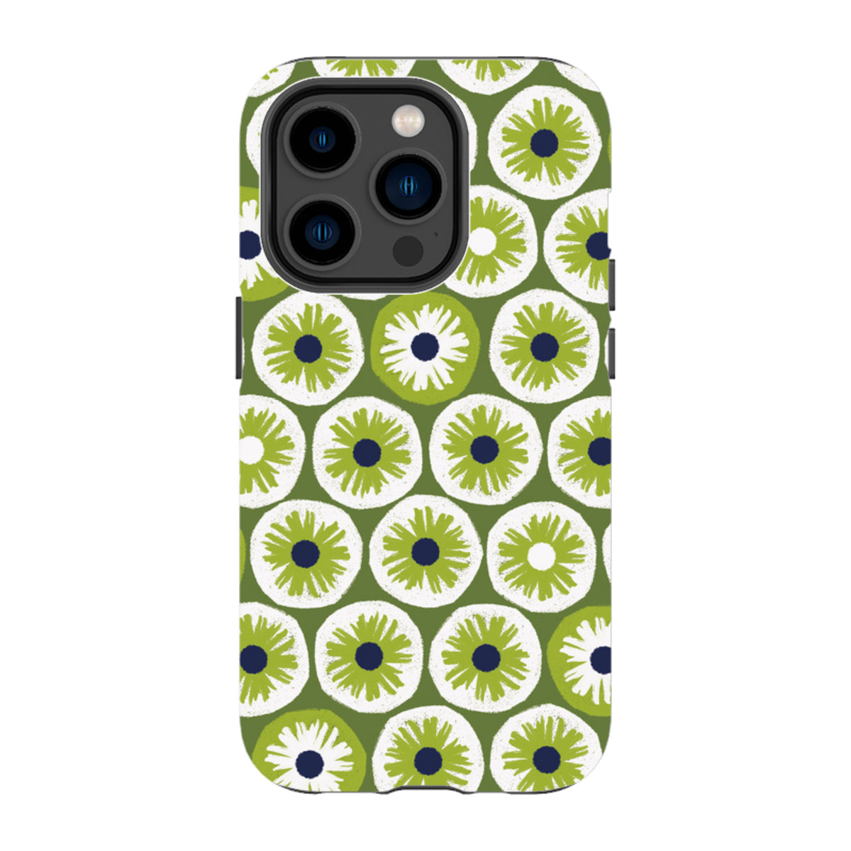 iPhone MagSafe Tough Case -  Penny Flowers Green By Ali Brookes