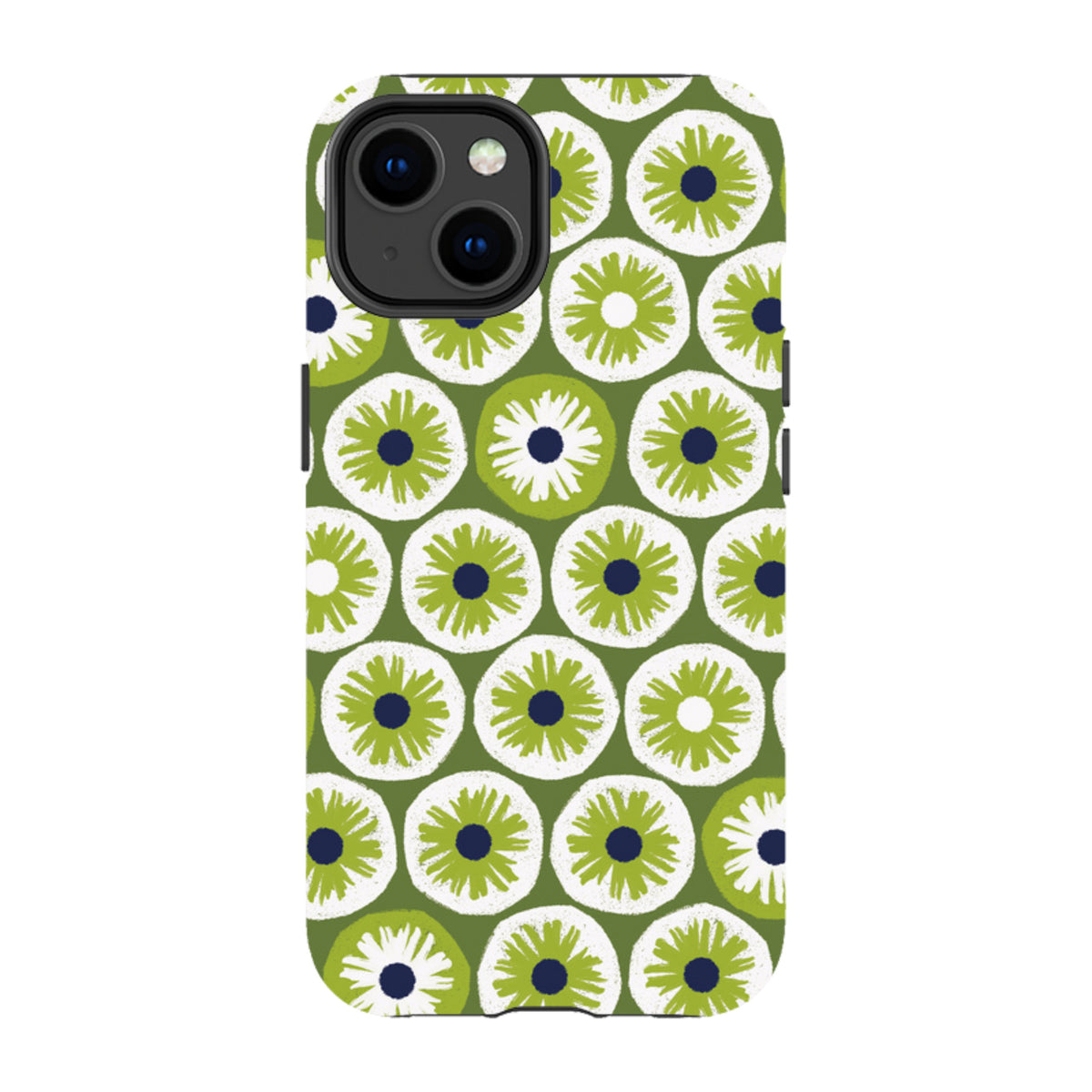 iPhone MagSafe Tough Case -  Penny Flowers Green By Ali Brookes