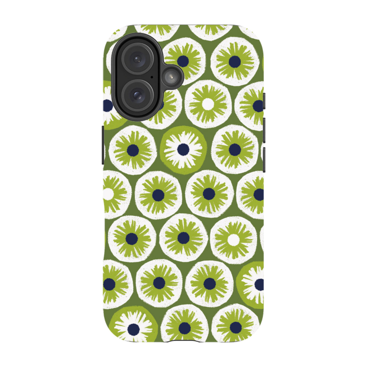 iPhone MagSafe Tough Case -  Penny Flowers Green By Ali Brookes