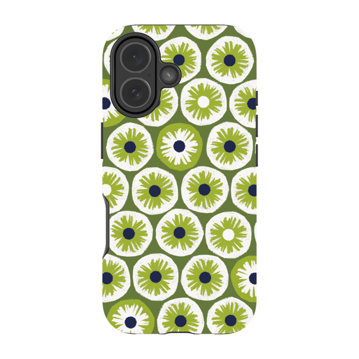 iPhone MagSafe Tough Case -  Penny Flowers Green By Ali Brookes