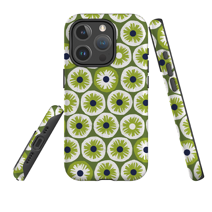 iPhone MagSafe Tough Case -  Penny Flowers Green By Ali Brookes