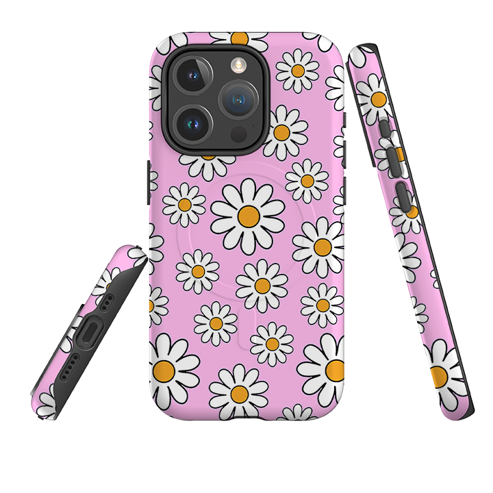 iPhone MagSafe Tough Case -  Pink Daises