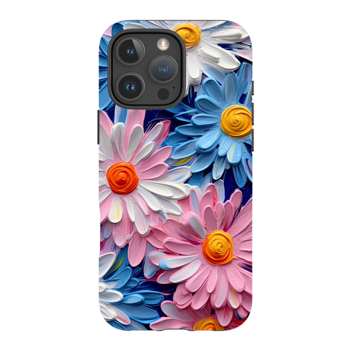 iPhone MagSafe Tough Case - Pink Daisies