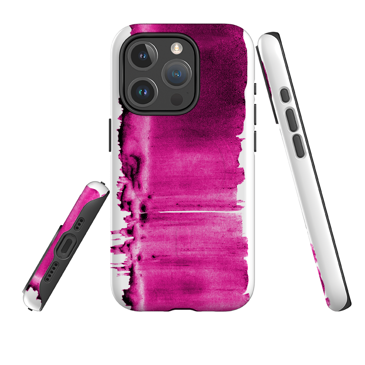 iPhone MagSafe Tough Case -  Pink Ink By Kitty Joseph