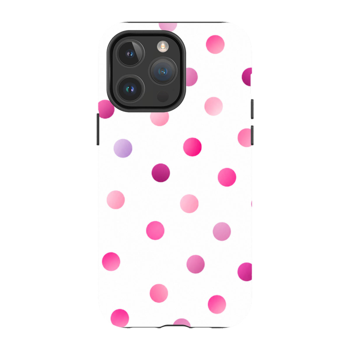 iPhone MagSafe Tough Case – Rosa Tupfen