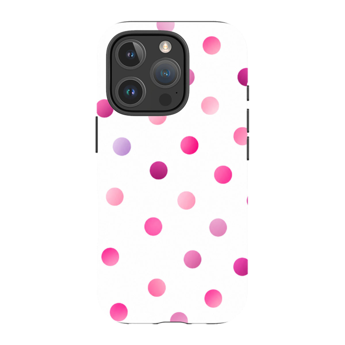 iPhone MagSafe Tough Case – Rosa Tupfen