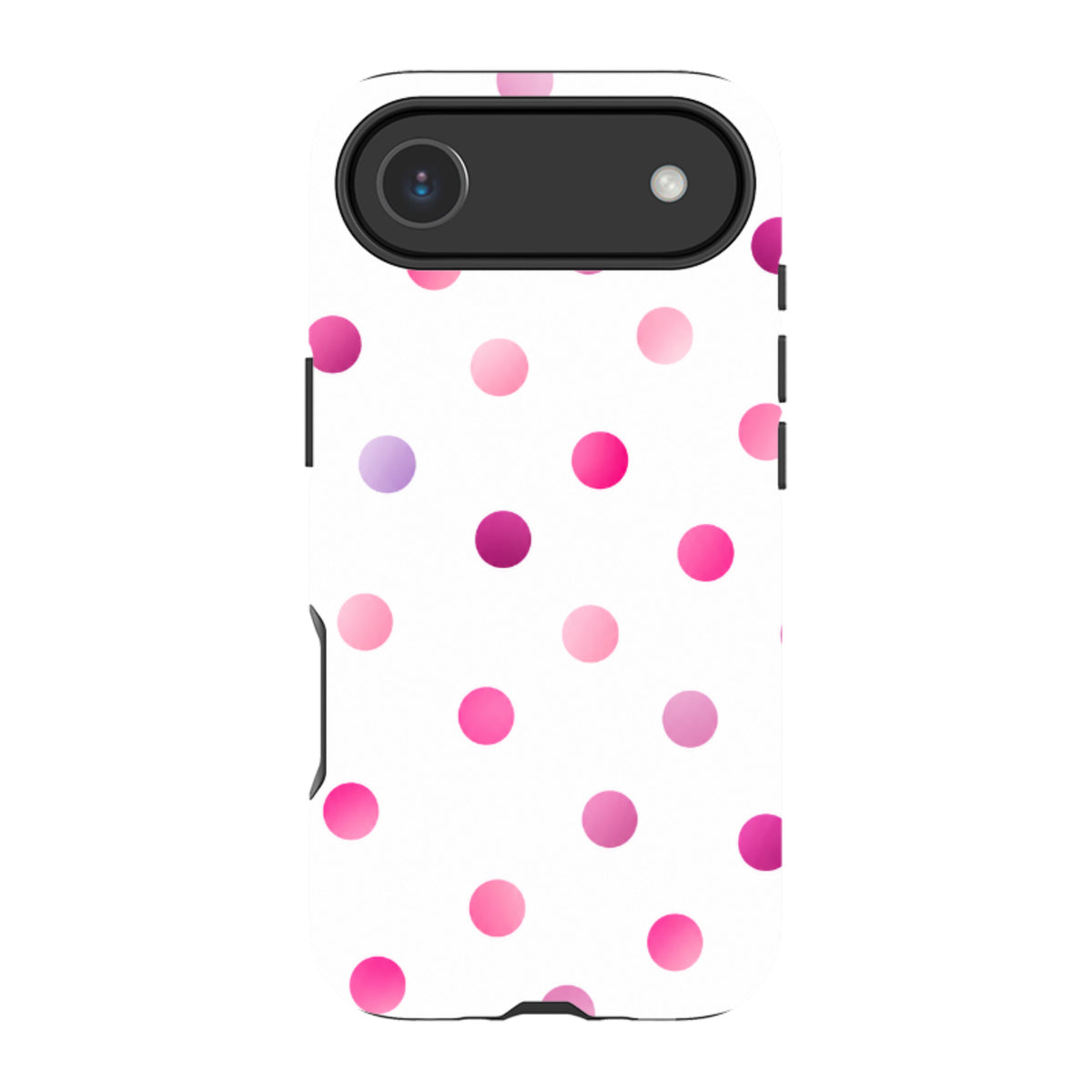 iPhone MagSafe Tough Case – Rosa Tupfen