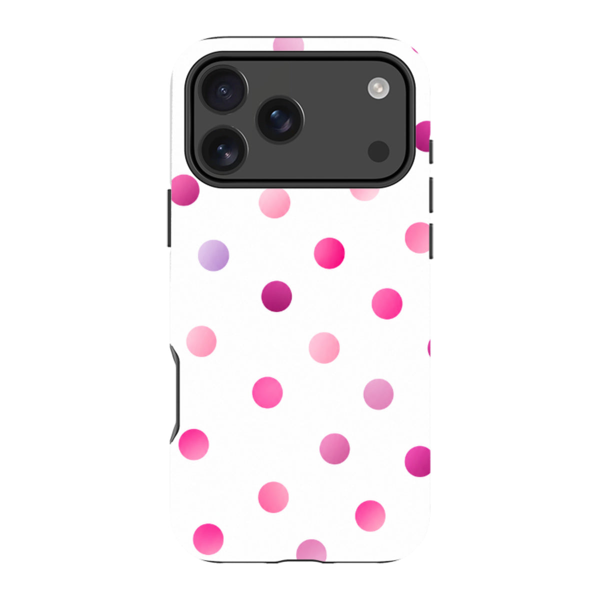 iPhone MagSafe Tough Case – Rosa Tupfen