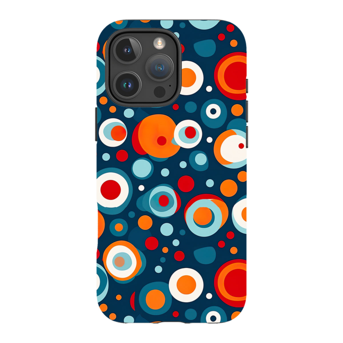 iPhone MagSafe Tough Case - Planet Polka