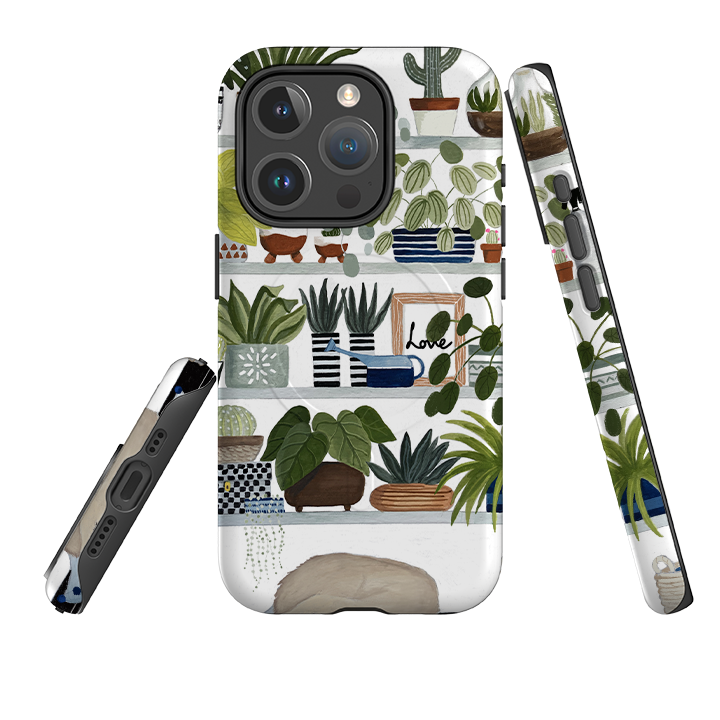 iPhone MagSafe Tough Case - Plant Shelves By Bex Parkin