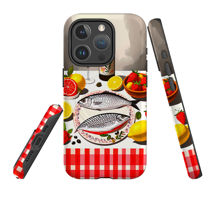 iPhone MagSafe Tough Case - Plates Of Sardines