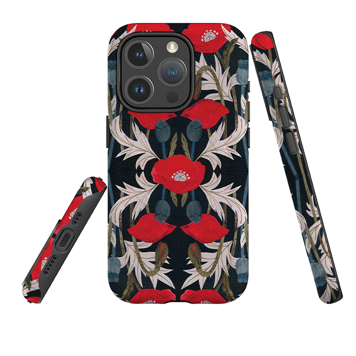 iPhone MagSafe Tough Case - Poppy By Tracey English