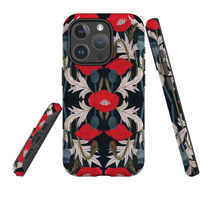 iPhone MagSafe Tough Case - Poppy By Tracey English